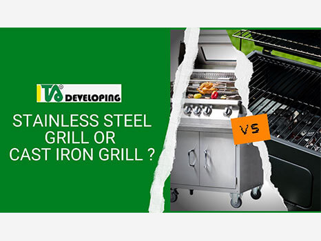 Stainless Steel Grill or Cast Iron Grill ?  7 Basic Differences