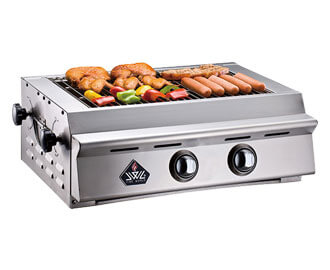 The SL-103 model of Infrared BBQ grill which has large cooking surface spec was developed by ITA stainless steel grill manufacturer.